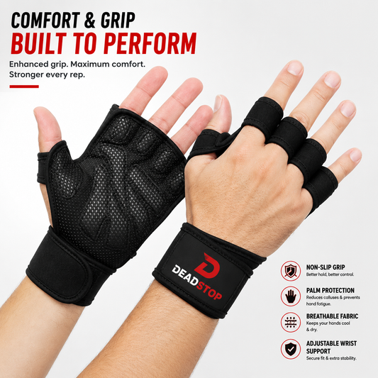 Workout Gloves with Wrist Support