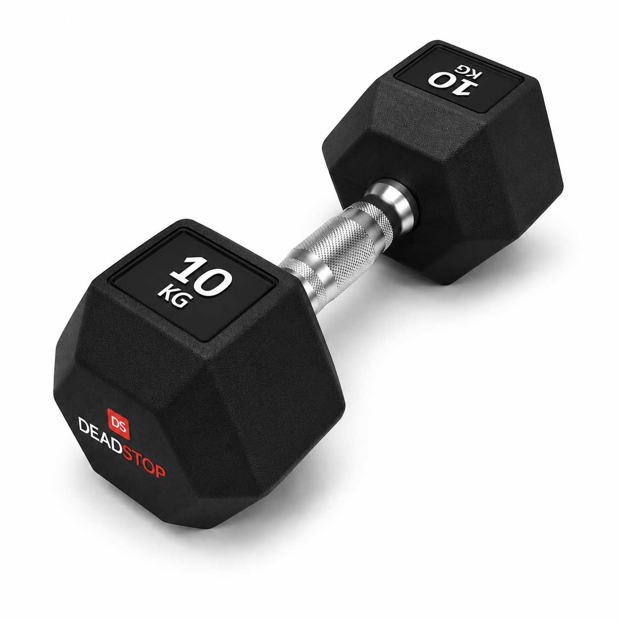 DeadStop Hex Dumbbell | Rubber Coated | Home Gym