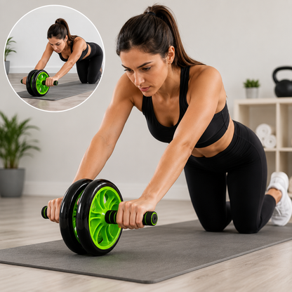 DeadStop AB Roller Wheel – Premium Home Gym Core Workout Equipment