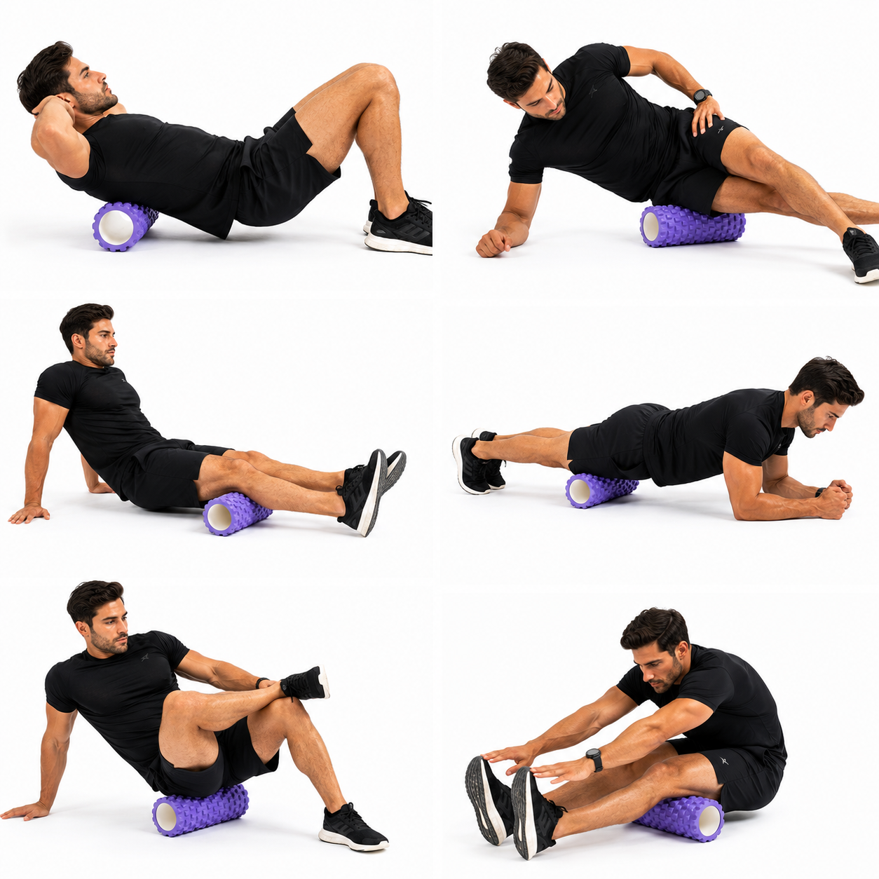 Grid Foam Roller – 3D Trigger Point Muscle Massager