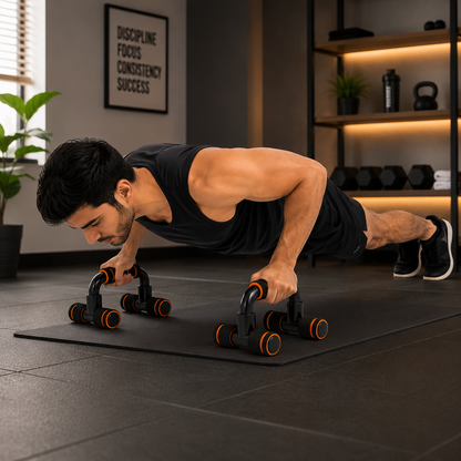 Push-Up Bars with Foam Grip Handles