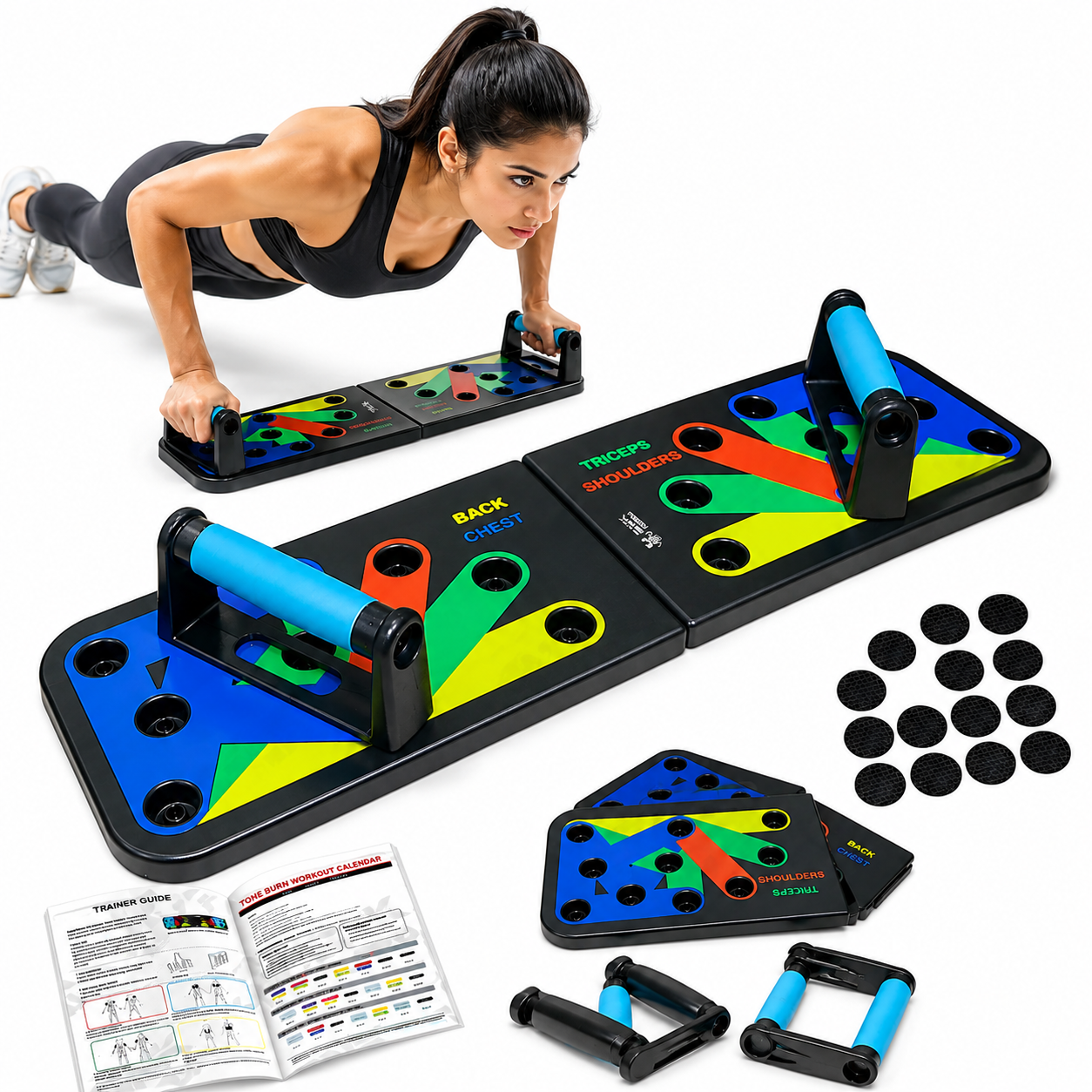 12-in-1 Push-Up Board Multi-Functional Fitness Training System