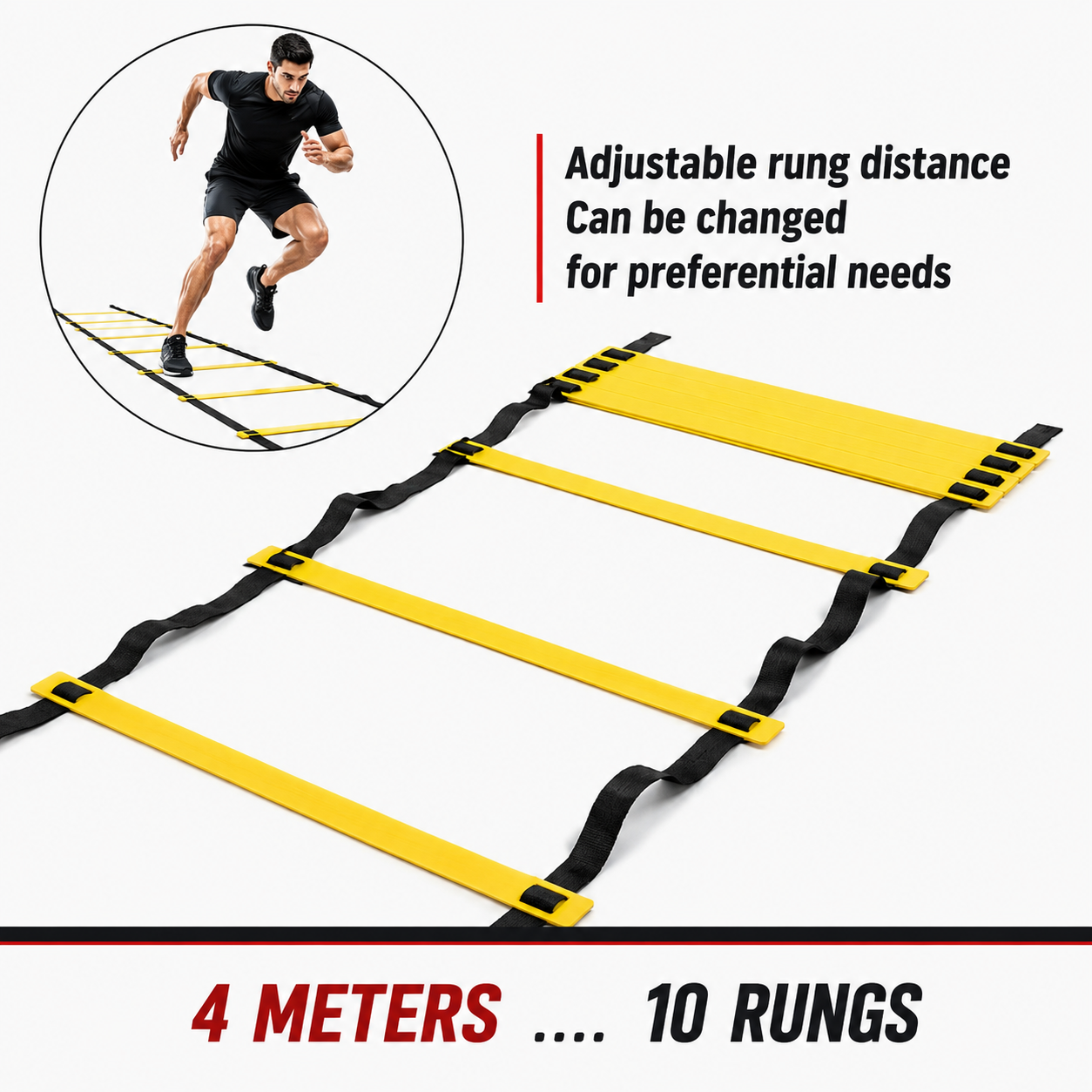 DeadStop Agility Ladder with Carry Bag